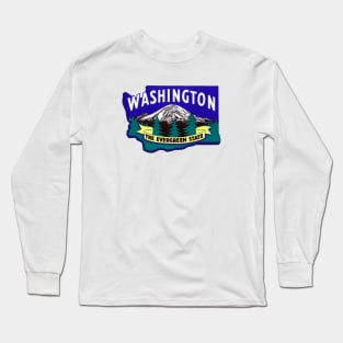 1960s Washington State Long Sleeve T-Shirt